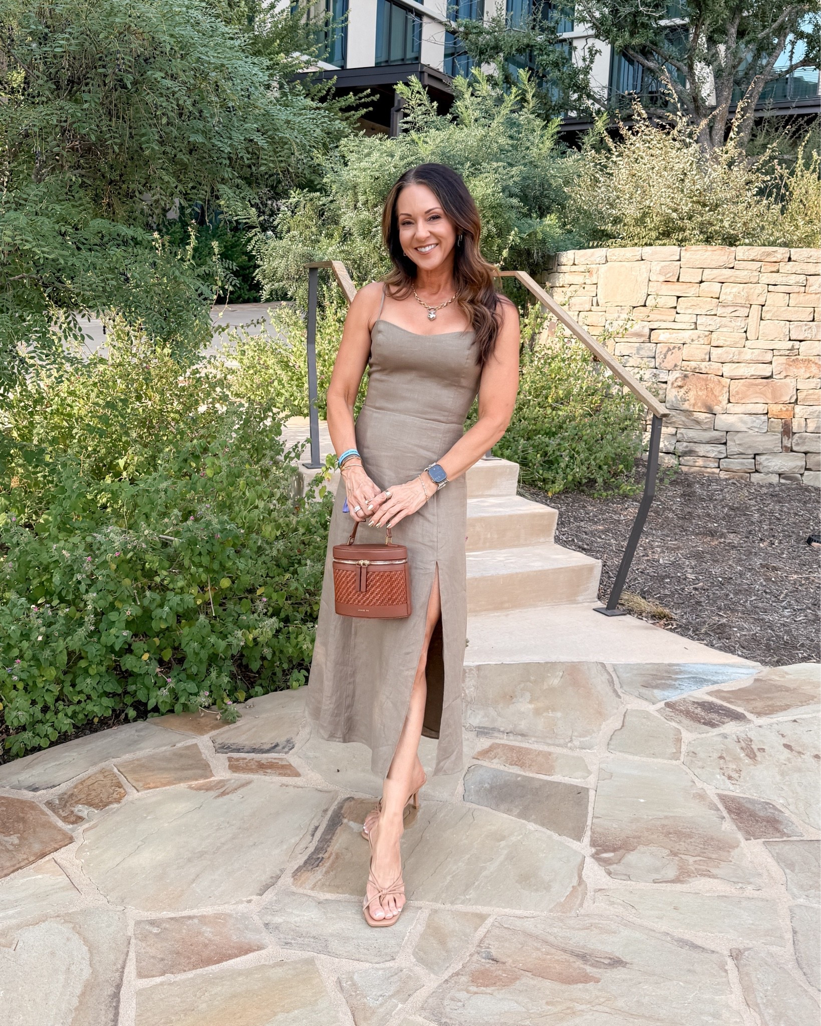 LTKCon Welcome Party Outfit. Linen Dress size 00
Shoes TTS
For ref: I’m 5’1”, 107lbs

#LTKCon #LTKOver40 #LTKPetite