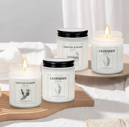 I use these all over the house! 

Set of 4 soy way candles from Amazon These are going on my repeat list!

Perfect for creating a home spa feel! 💆🏼‍♀️

They are on sale now and come in a set of 4 for $22.48. Very good price! 

Lovely scents and neutral glass container that will go with all home decor styles. 👍🏻

#amazonfinds #amazonhome #candles #giftidea 

#LTKstyletip #LTKfindsunder50 #LTKhome