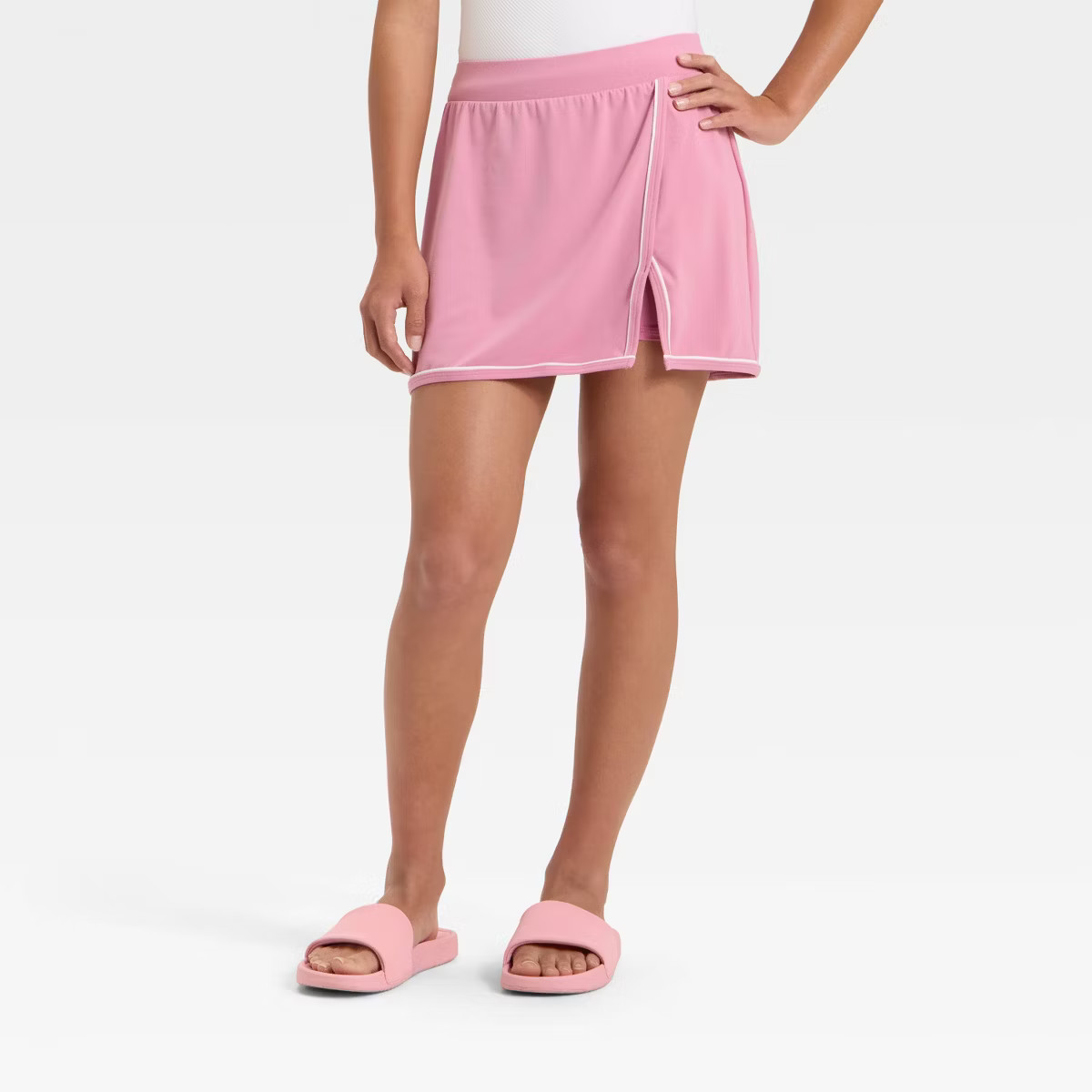 Girls' Everyday Soft Piped Skort - All In Motion™ | Target