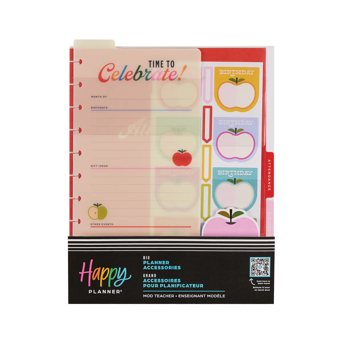 Mod Teacher - Student Attendance & Birthdays - Big Accessory Pack | Happy Planner