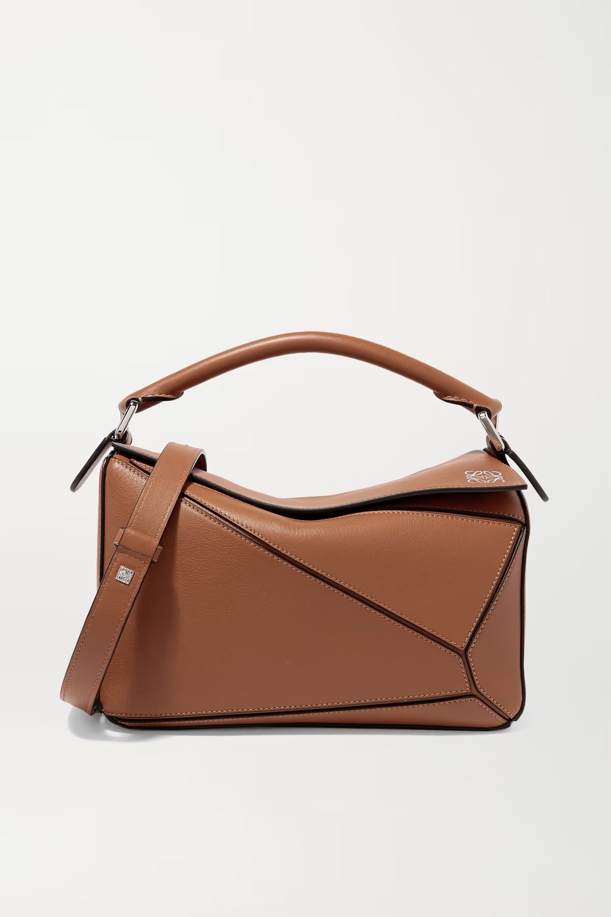 Loewe - Puzzle Small Leather Shoulder Bag - Tan | NET-A-PORTER (UK & EU)