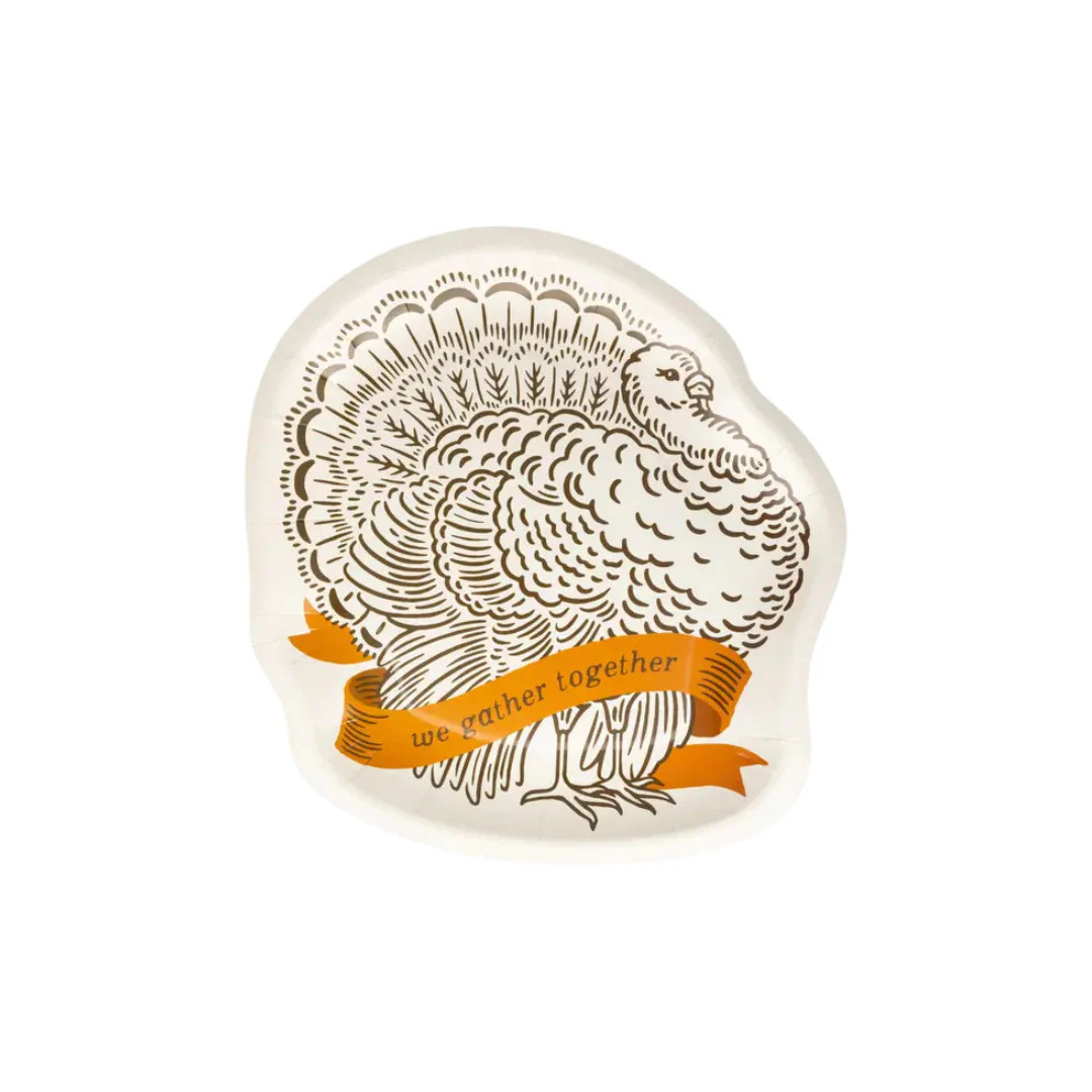 'We Gather Together' Plates | Pink Antlers