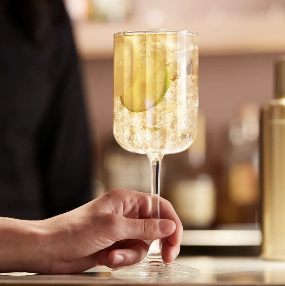 Add texture and brilliance to your beverage presentations with Linear. The glass features fine lines that enhance light refraction, resulting in a unique display of optics across the surface of a table or bar. The vertical lines and stems help elevate the cocktail presentation, delighting guests and allowing the drinks to shine. With four shapes for a full range of cocktails, Linear heightens the drinking experience with every pour.

#LTKhome #LTKparties