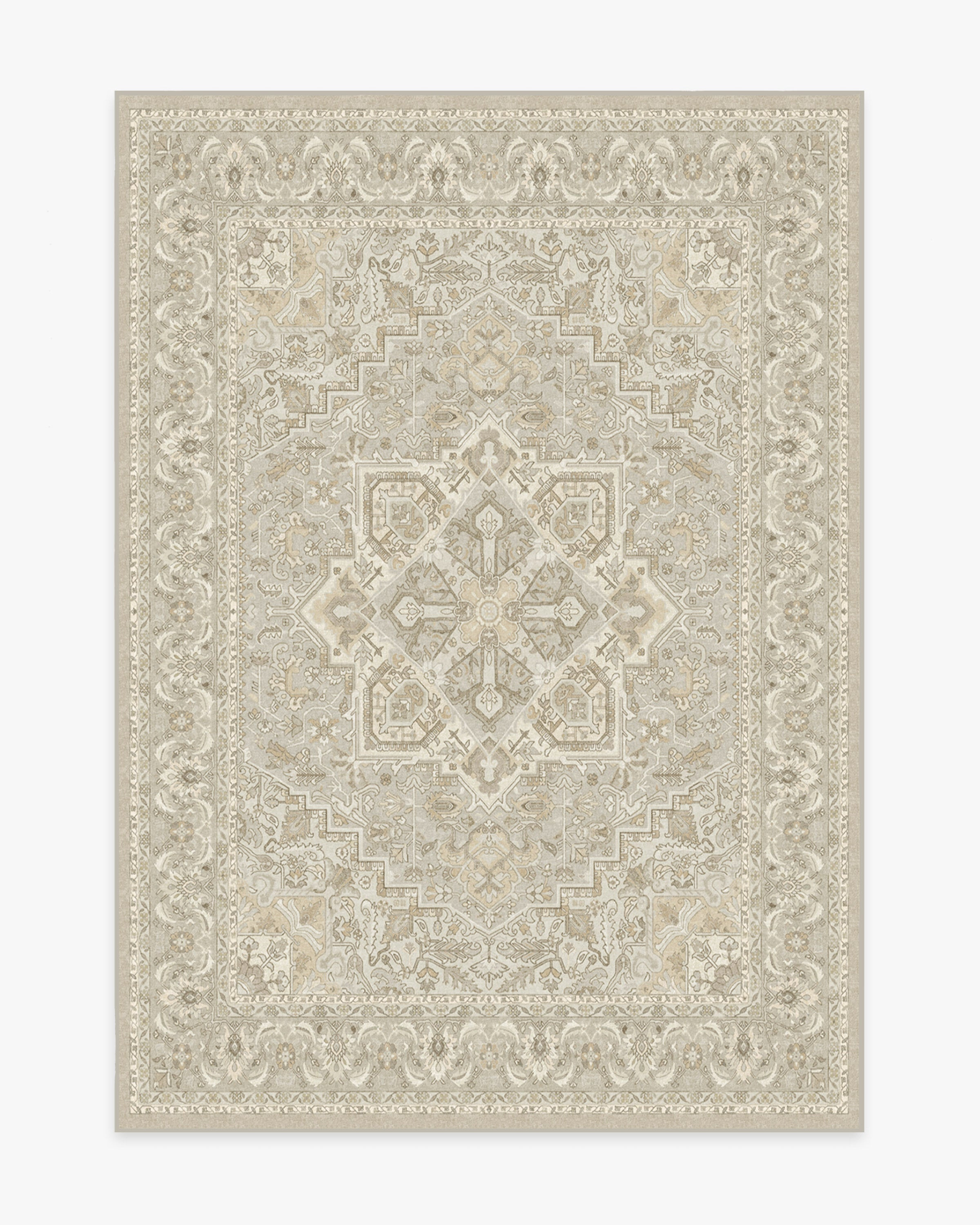 Hendesi Heriz Cream Rug | Ruggable