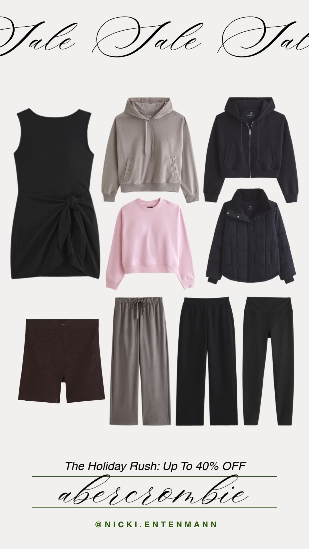 Seasonal energy thrives with Abercrombie’s The Holiday Rush, offering up to 40% off almost everything. Activewear essentials bring comfort and style, perfect for movement this season. #Abercrombie #HolidayRush #Sale #Activewear #FashionDeals #SeasonalStyle #WardrobeGoals #FitnessStyle #ShoppingInspo #LifestyleEssentials 

 #LTKootd #LTKfitnessgoals #LTKSaleAlert