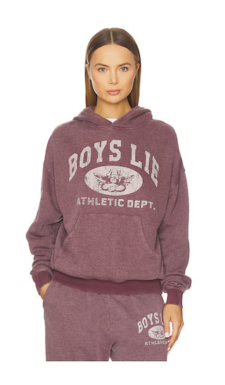 Athletics Racer Hoodie in Plum | Revolve Clothing (Global)