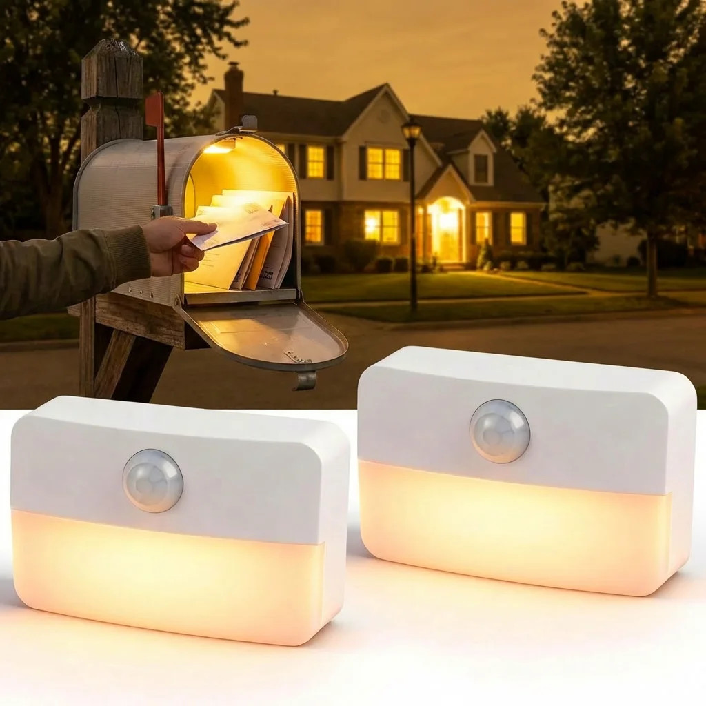 Mailbox Light Motion Sensor, Battery Powered Auto Mailbox Light with 3000K Soft White, Easy Stick... | Walmart (US)