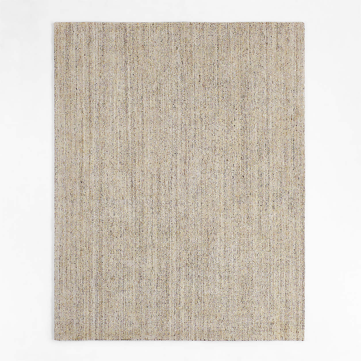 Vienne Performance Wool Striped Beige Area Rug 6'x9' + Reviews | Crate & Barrel | Crate & Barrel