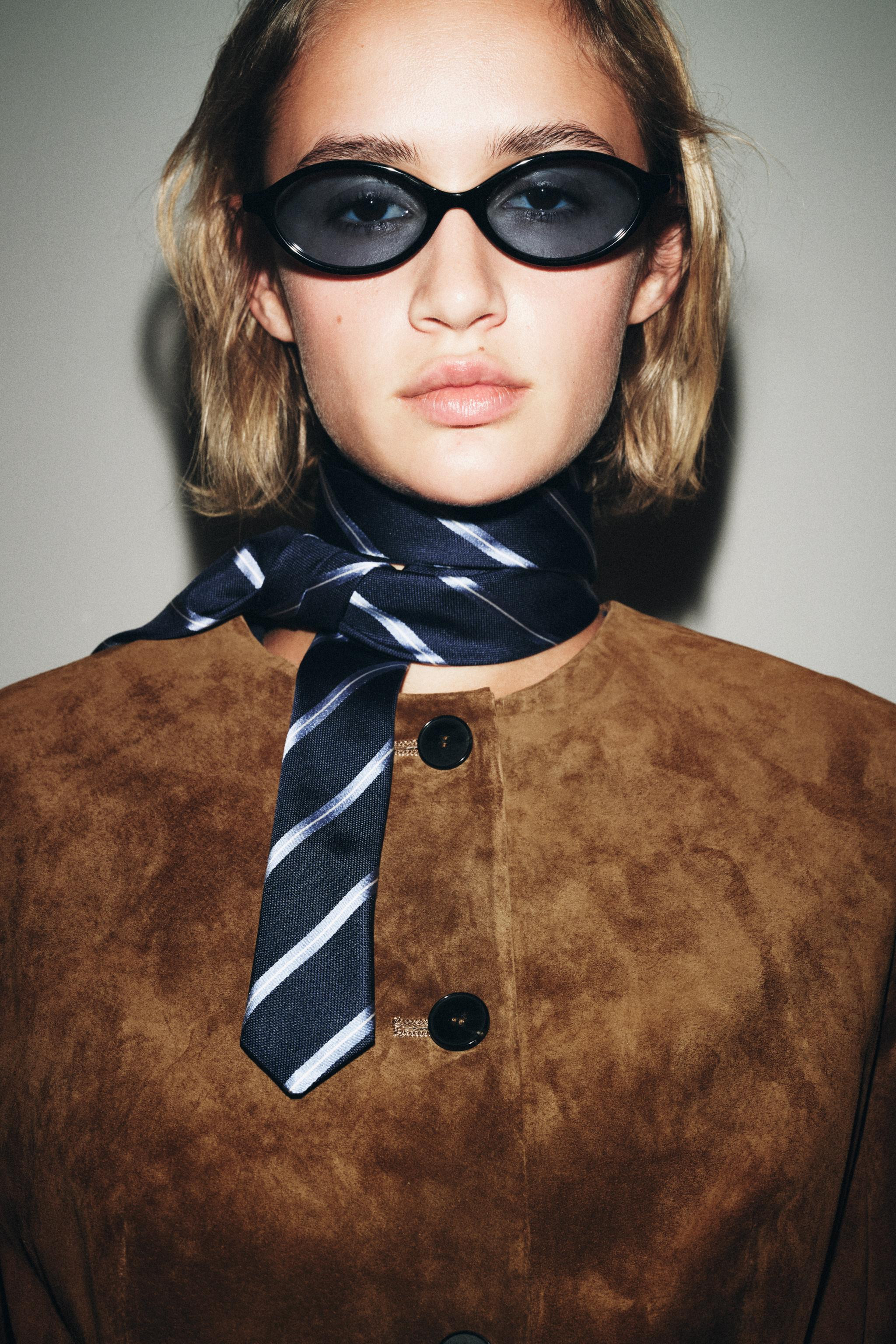 100% LEATHER JACKET WITH FLARED HEM | Zara UK