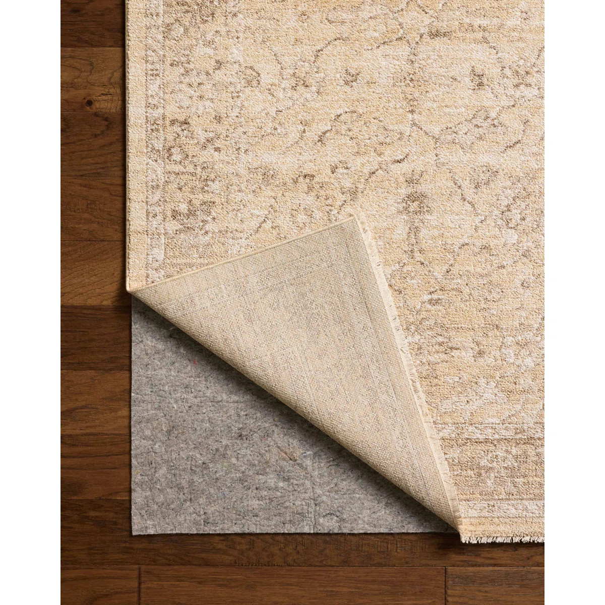 Chris Loves Julia x Loloi Palma Wheat / Bark Area Rug | Wayfair North America