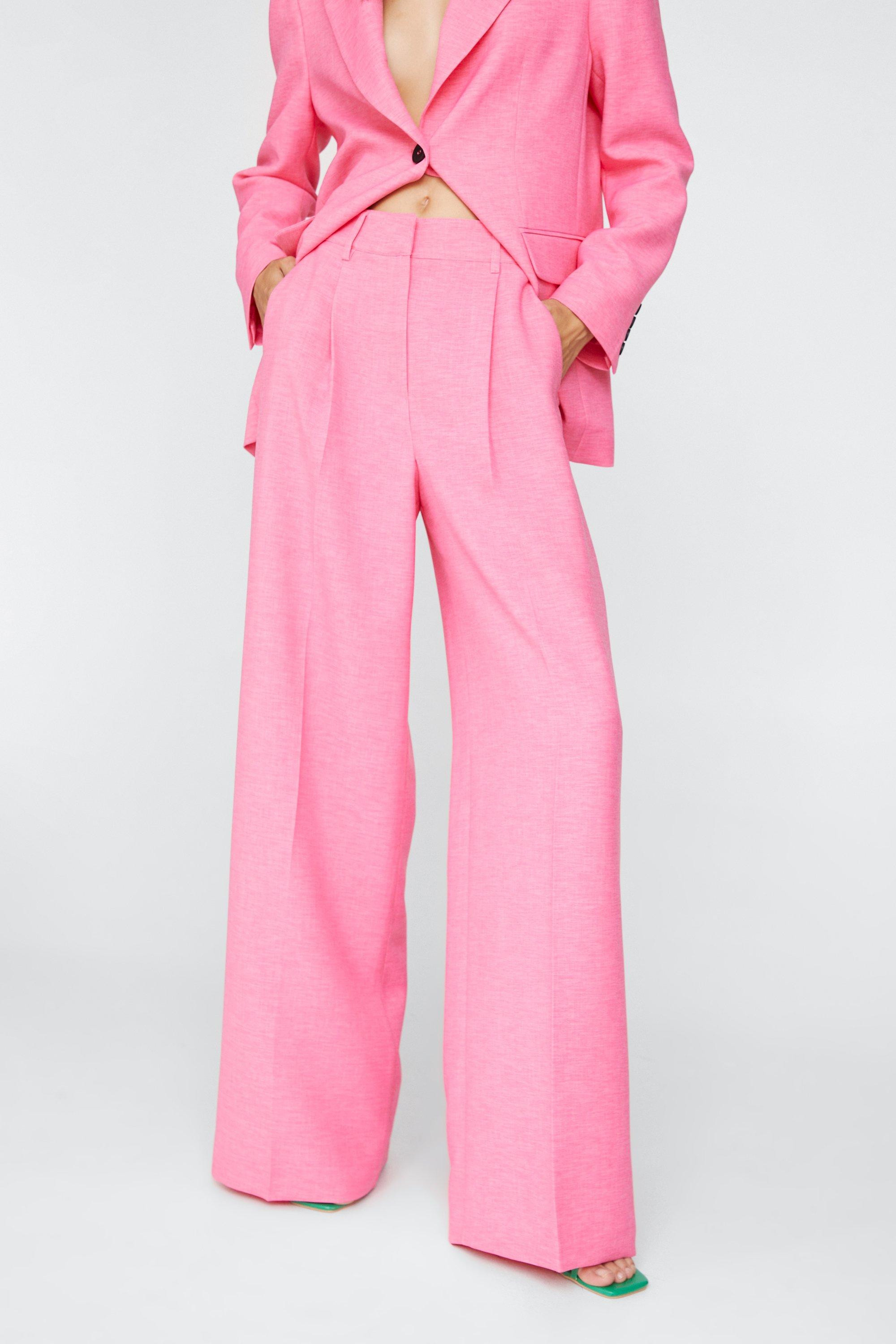 High Waisted Wide Leg Tailored Pants | Nasty Gal (US)