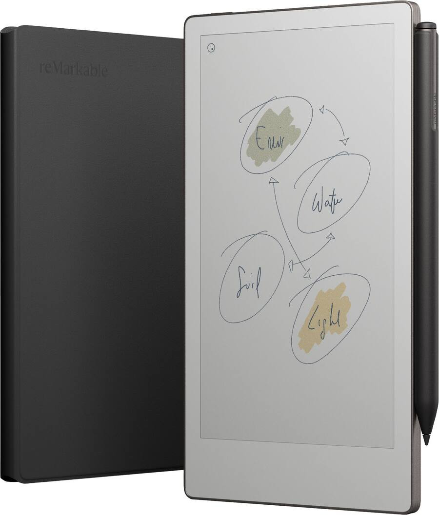 reMarkable - Paper Pro Move - 7.3" Paper Tablet with Marker Plus and Premium Leather Book Folio -... | Best Buy U.S.