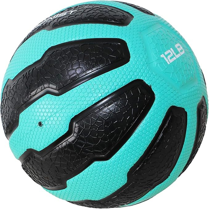 GYMENIST Rubber Medicine Ball with Textured Grip, Available in 9 Sizes, 2-20 LB, Weighted Fitness... | Amazon (US)