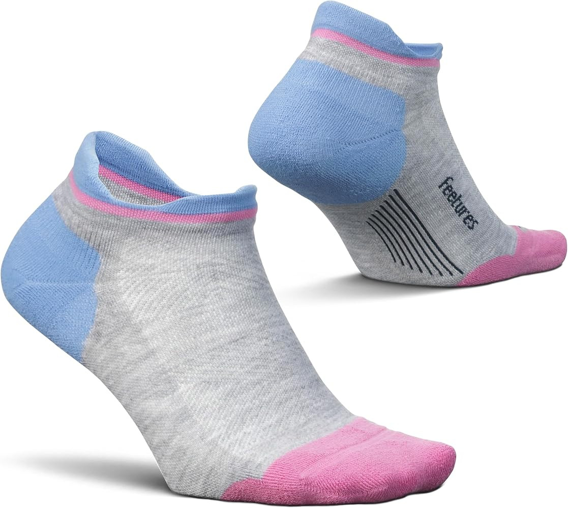 Feetures Elite Max Cushion No Show Tab Ankle Socks - Sport Sock with Targeted Compression - (1 Pa... | Amazon (US)