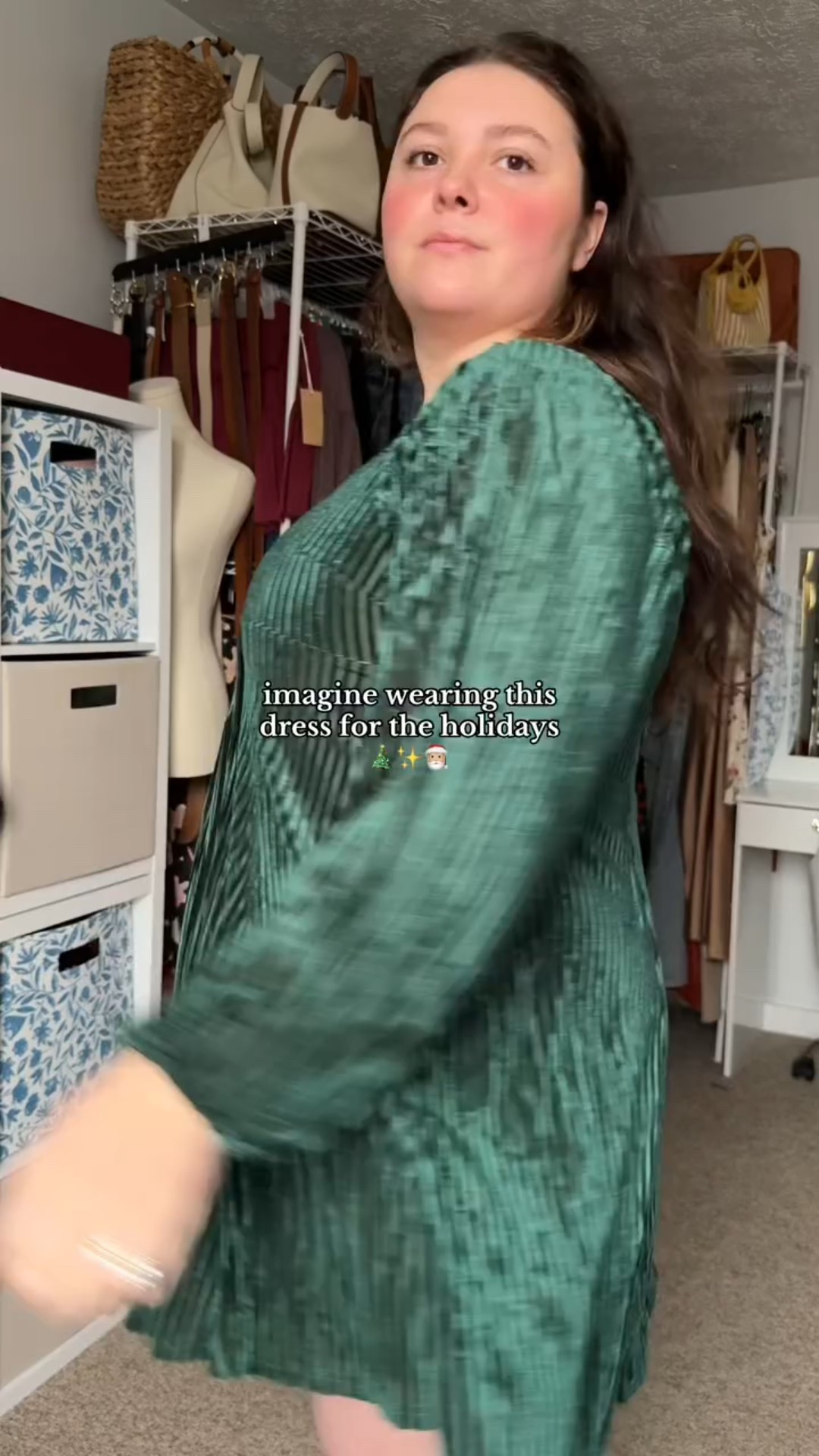 imagine wearing this dress for the holidays 🎄✨🎅🏼 #TikTokShopHolidayHaul #velvetdress #partydress #pocketdress #holidaydress

#LTKPlusSize