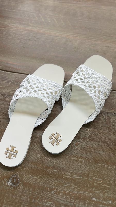 Tory Burch's classic slide is beautifully crafted with a hand-woven leather upper, creating an elegant pairing of texture and minimalism, and crafted in partnership with a Leather Working Group-certified tannery, supporting high standards in leather manufacturing and chemical management.

#LTKWedding #LTKSaleAlert #LTKShoeCrush

#LTKShoeCrush #LTKOver40 #LTKWedding

#LTKWedding #LTKTravel #LTKMidsize