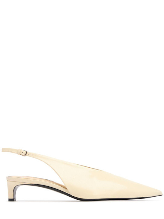 35mm Leather sling backs | Luisaviaroma