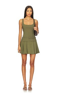 SOVERE Demi Mini Dress in Olive from Revolve.com | Revolve Clothing (Global)