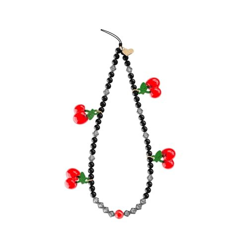 VELVET CAVIAR Phone Charm Wrist Strap - Cute Lanyard Accessory for Women - Compatible with all Phone Cases (Cherry On Top) | Amazon (US)