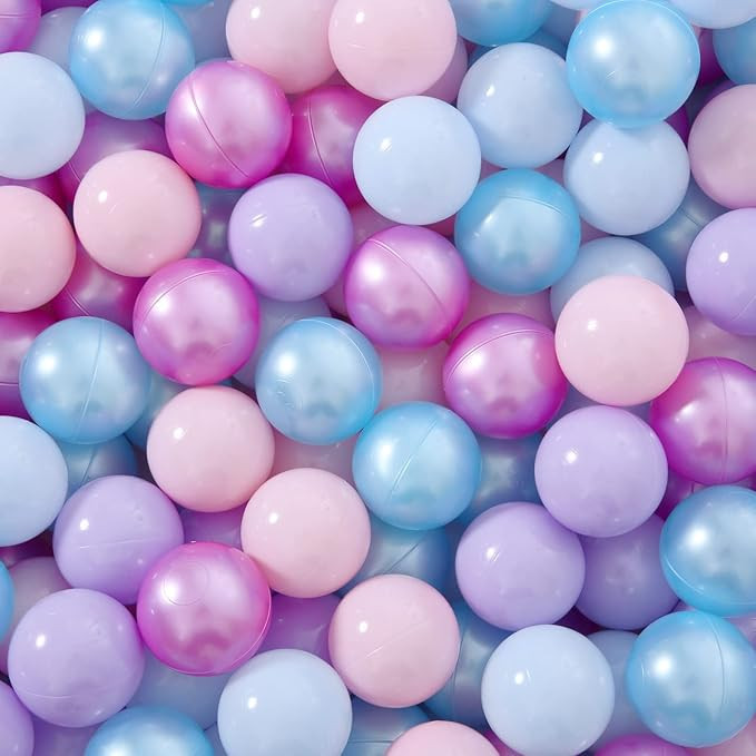 Ball Pit Balls for Toddlers Phthalate Free BPA Free Non-Toxic Crush Proof Play Balls for Toddlers... | Amazon (US)