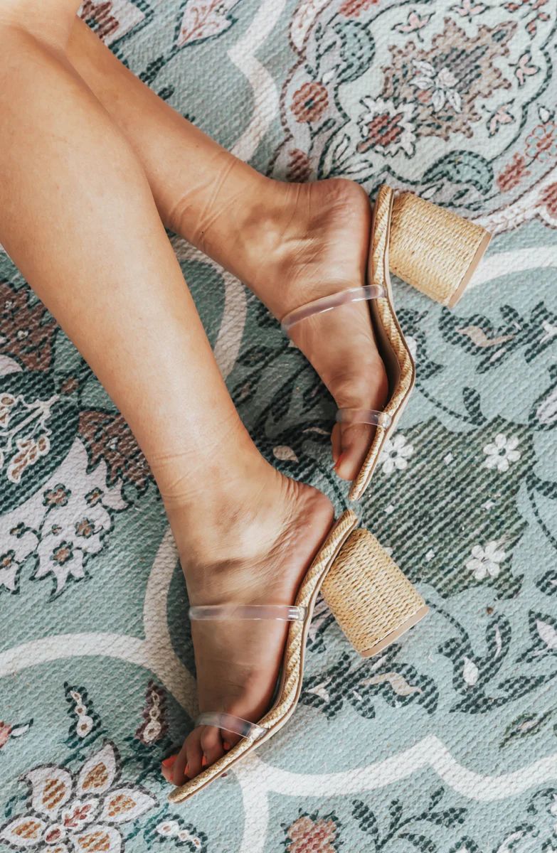 New In Clear Strappy Heel | Apricot Lane Boutique