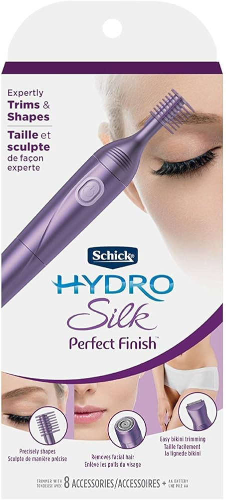 Schick Hydro Silk Perfect Finish Trimmer, 8-in-1 Grooming Kit for Women | Amazon (US)