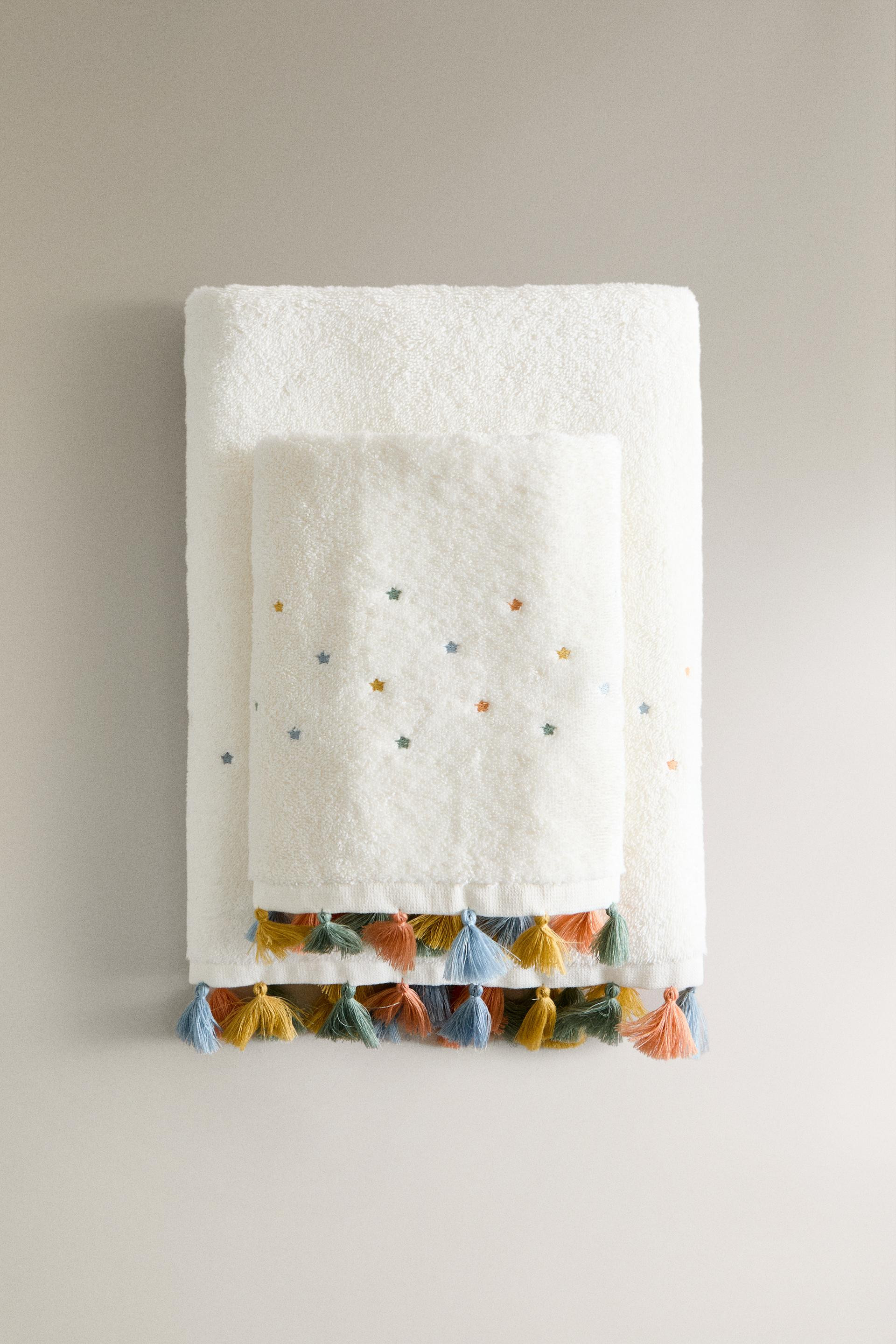 CHILDREN'S TASSEL BATH TOWEL | Zara US