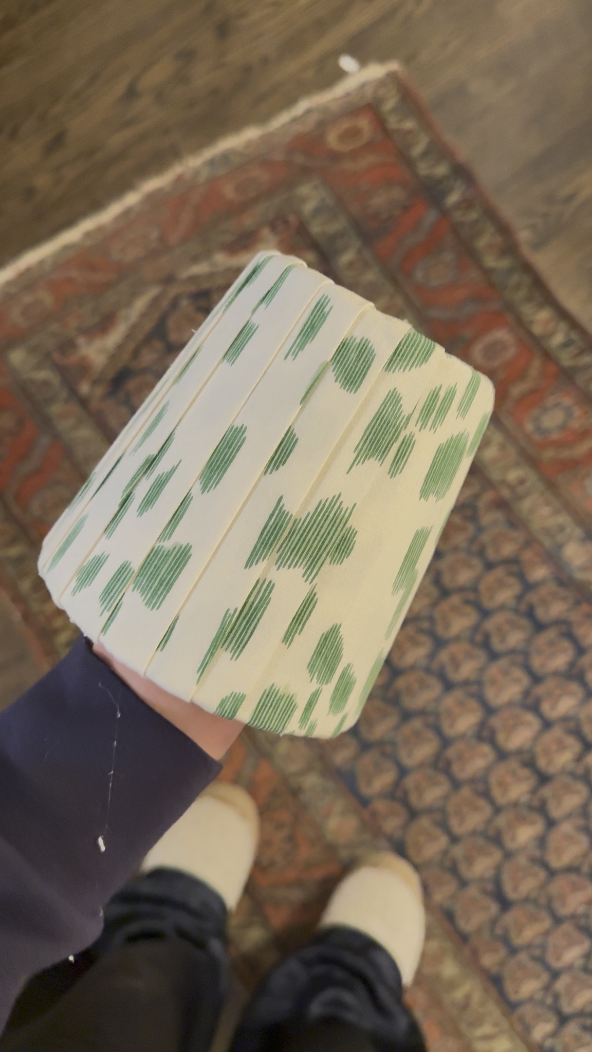 New pleased lampshade in the cutie Les touches fabric!! 

#LTKHome #LTKFindsUnder100 #LTKSaleAlert