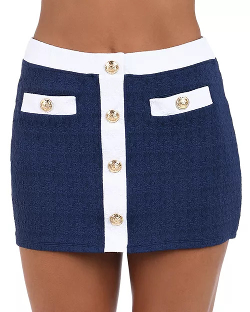 Coco Color Blocked Skirt Cover Up | Bloomingdale's (US)