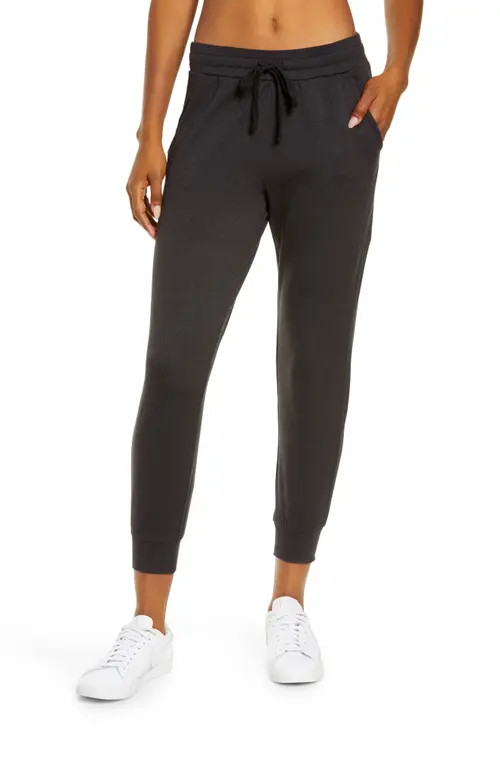 zella Restore Soft Pocket Joggers in Black Shade at Nordstrom, Size Large | Nordstrom