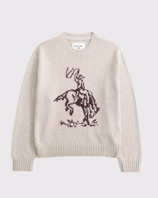 boys western graphic crew sweater | boys new arrivals | Abercrombie.com | Abercrombie & Fitch (US)