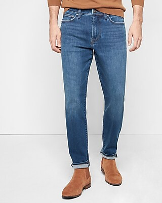 Conscious Edit Slim Dark Modern Vintage Wash Ultra Hyper Stretch Jeans | Express