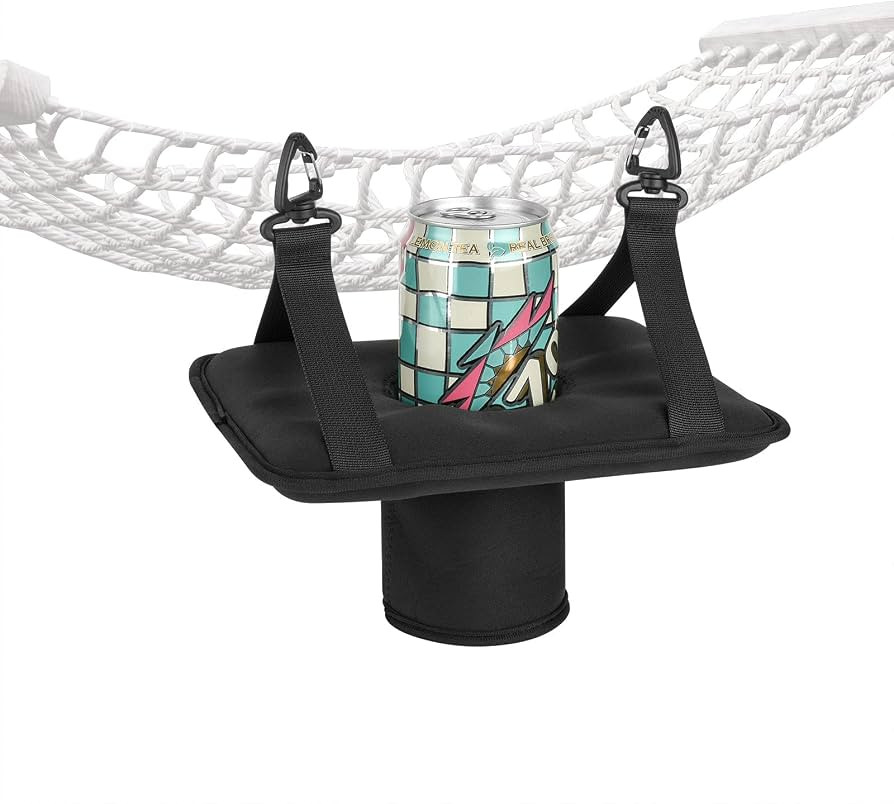 Xxerciz Neoprene Hanging Drink Holder for Rope Hammocks Hammock Chairs Lounge Chairs Outdoor Rope... | Amazon (US)