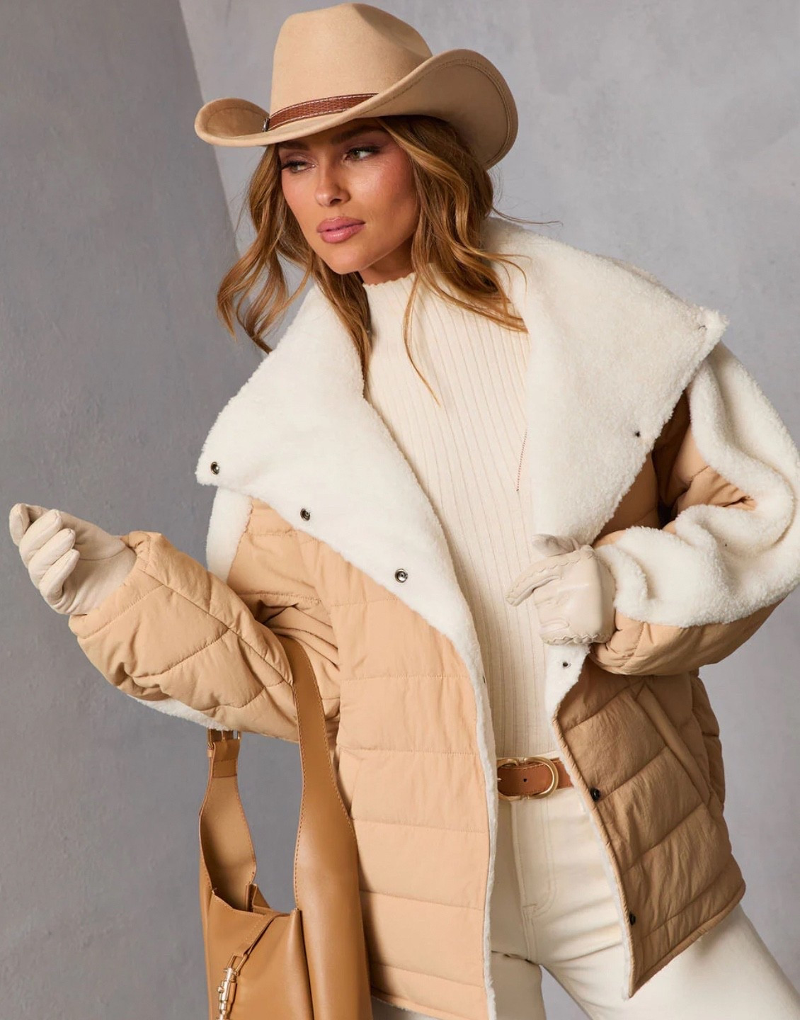 Sherpa Lined Contrast Puffer Coat

#LTKU #LTKSeasonal #LTKootd