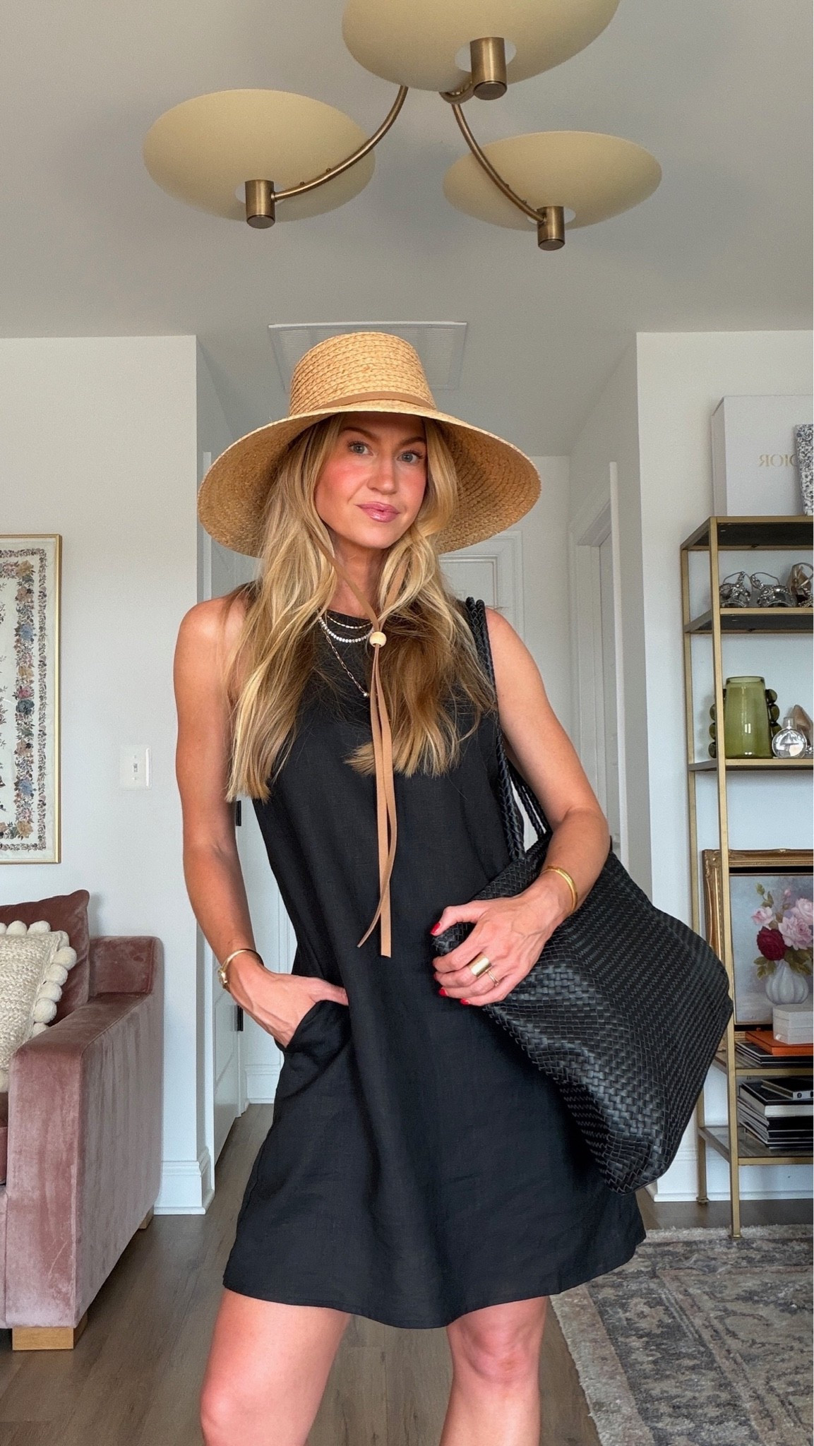 I love that I can toss this linen @Quince dress over a swimsuit and I feel cute and put together.

Dress runs TTS, wearing a Small.

#LTKgrwm #LTKootd #LTKdayinmylife