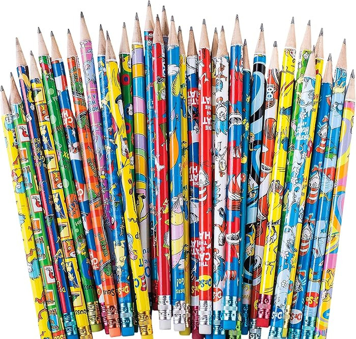 Raymond Geddes 69743 Dr. Seuss Assorted Number 2 Pencils For Kids (Pack of 72) | Amazon (US)