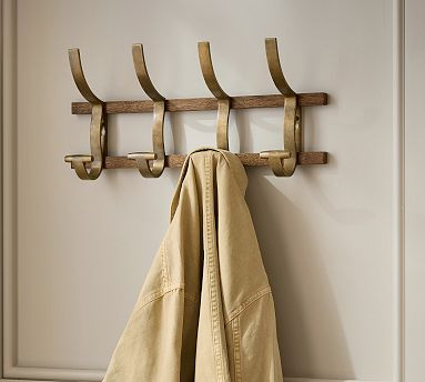 Chris Loves Julia Row of Hooks (18") | Pottery Barn (US)