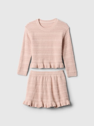 Baby &amp;amp; Toddler Ruffle Sweater Skirt Set | Gap | Gap (US)