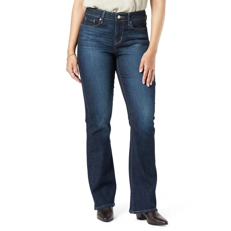 Signature by Levi Strauss & Co. Women's Mid Rise Bootcut Jeans, Sizes 2-20 | Walmart (US)