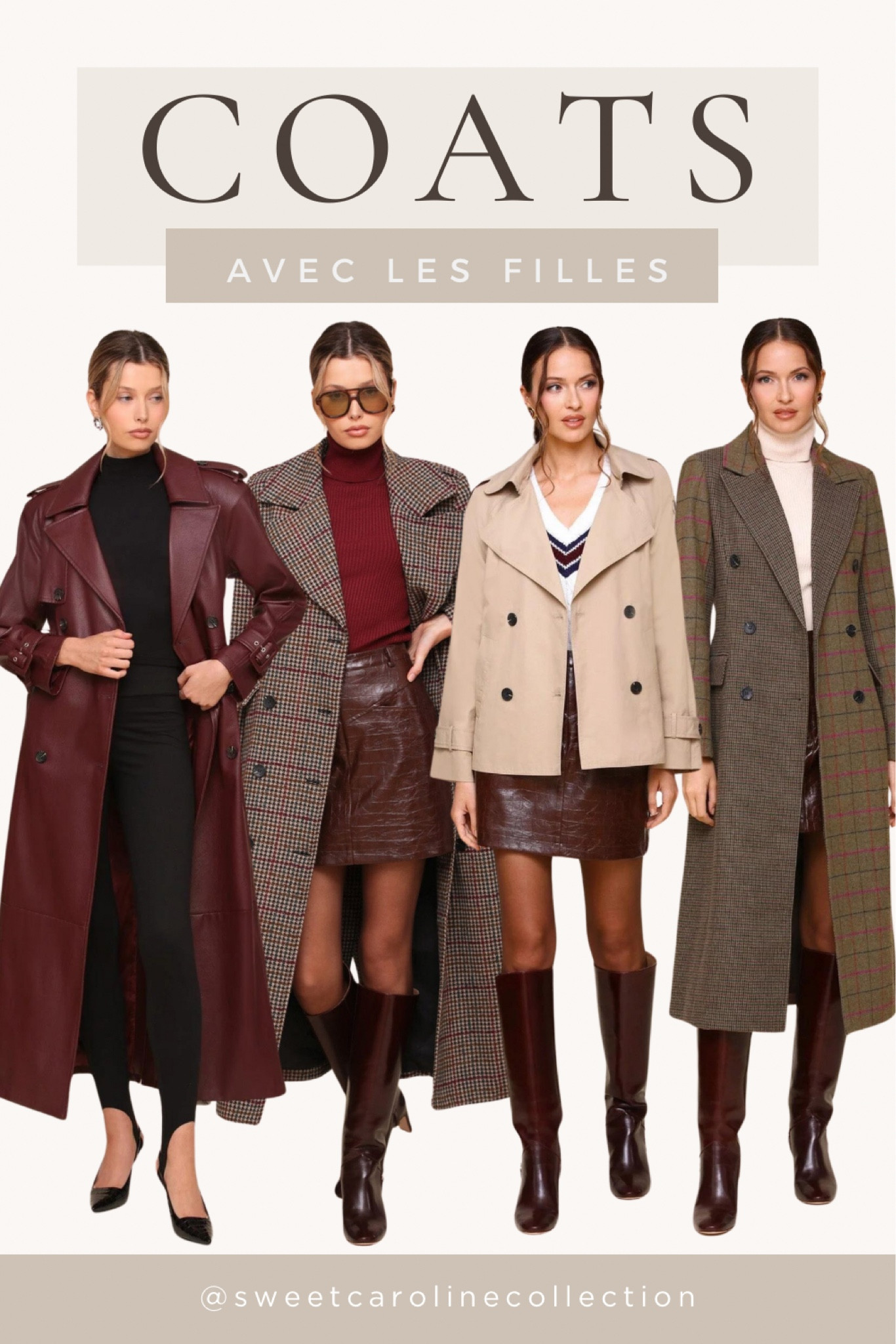 Fall Fashion — Avec Les Filles Coats

Fall fashion, jacket, coat, wool coat, double breasted coat, fashion, fall style, revolve, long coat, vici dolls, Greylin, sale, plaid coat, Sherpa coat, leather coat, trench coat, cropped trench coat, trendy, new arrivals, sale, workwear, autumn, H&M, Mango, dillards, Showpo, J.crew, Nordstrom, guess, Bernardo, Steve Madden, Calvin Klein, Fall, Macys, seasonal, fashion, style, workwear, under 100, sweet Caroline collection

#LTKunder100 #LTKworkwear

#LTKStyleTip #LTKFindsUnder100 #LTKSeasonal
