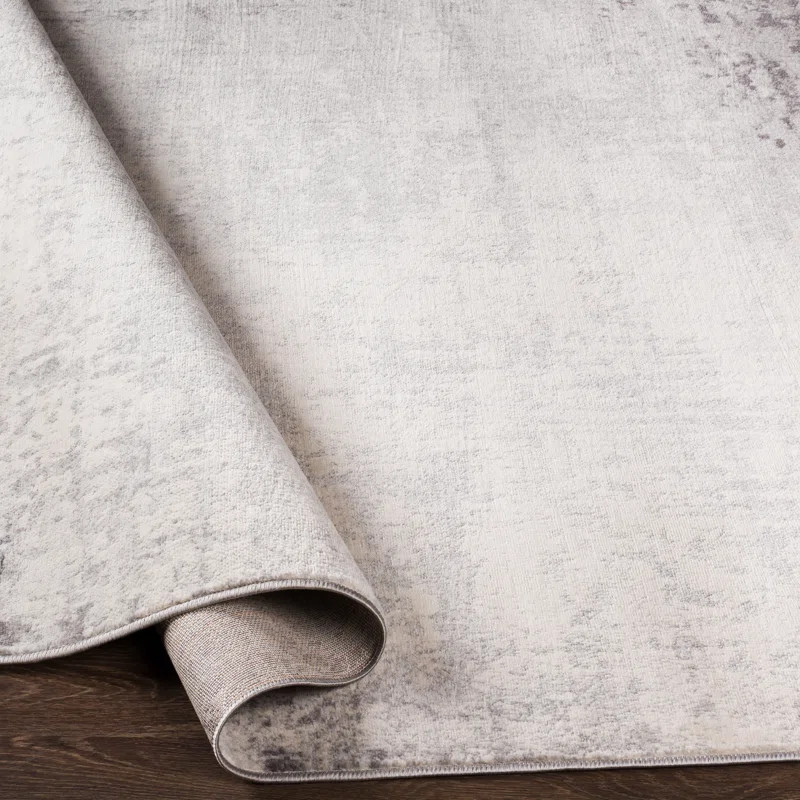 Haili Abstract Charcoal/Light Gray/White Area Rug | Wayfair North America