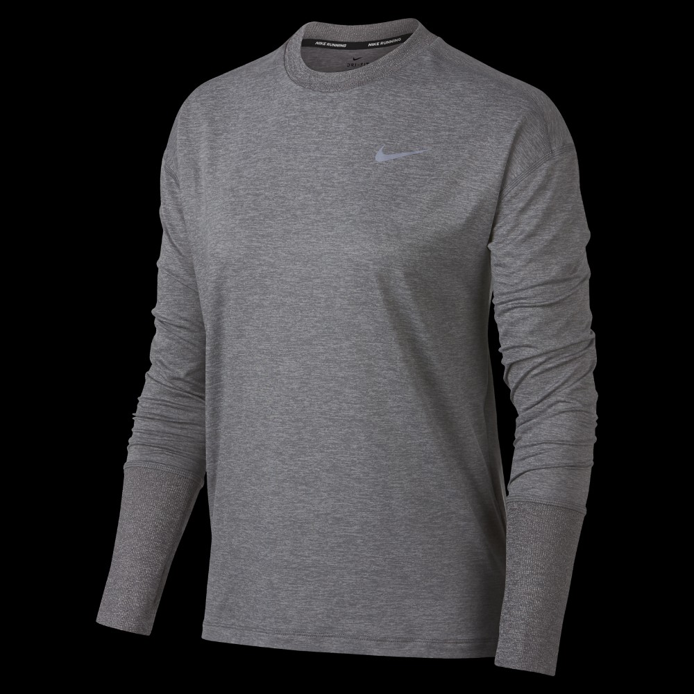 Nike Element Women's Long Sleeve Running Top Size XS (Grey) | Nike (US)