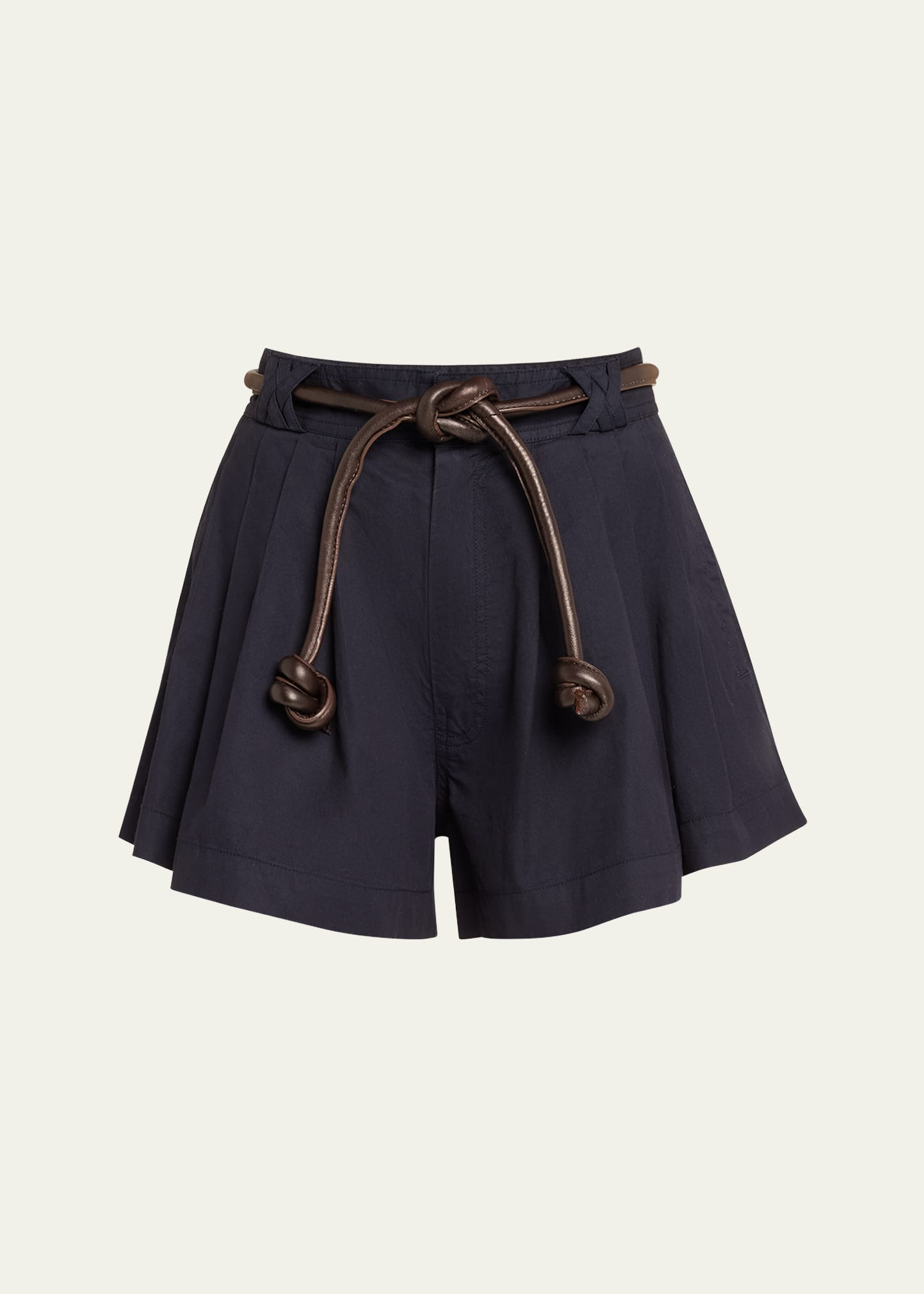 Sea Samaka Belted Garment-Dyed Shorts | Bergdorf Goodman