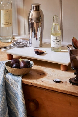 Marble Footed Serving Board | Anthropologie (US)