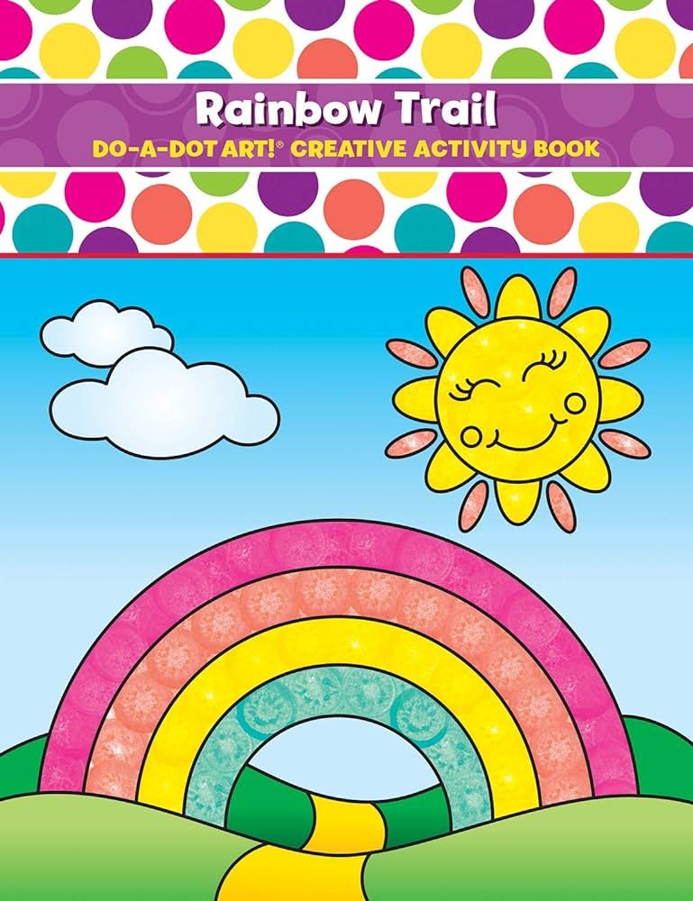 Do A Dot Art Coloring Books for Kids – Rainbow Trail Activity Book for Girls, Boys and Toddlers | Amazon (US)
