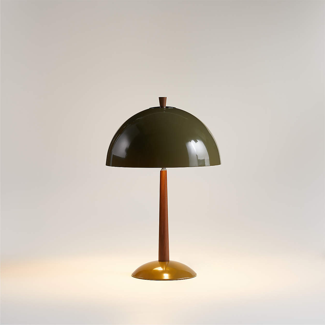 Clem Light Green Metal Table Lamp 19.68" + Reviews | Crate & Barrel | Crate & Barrel