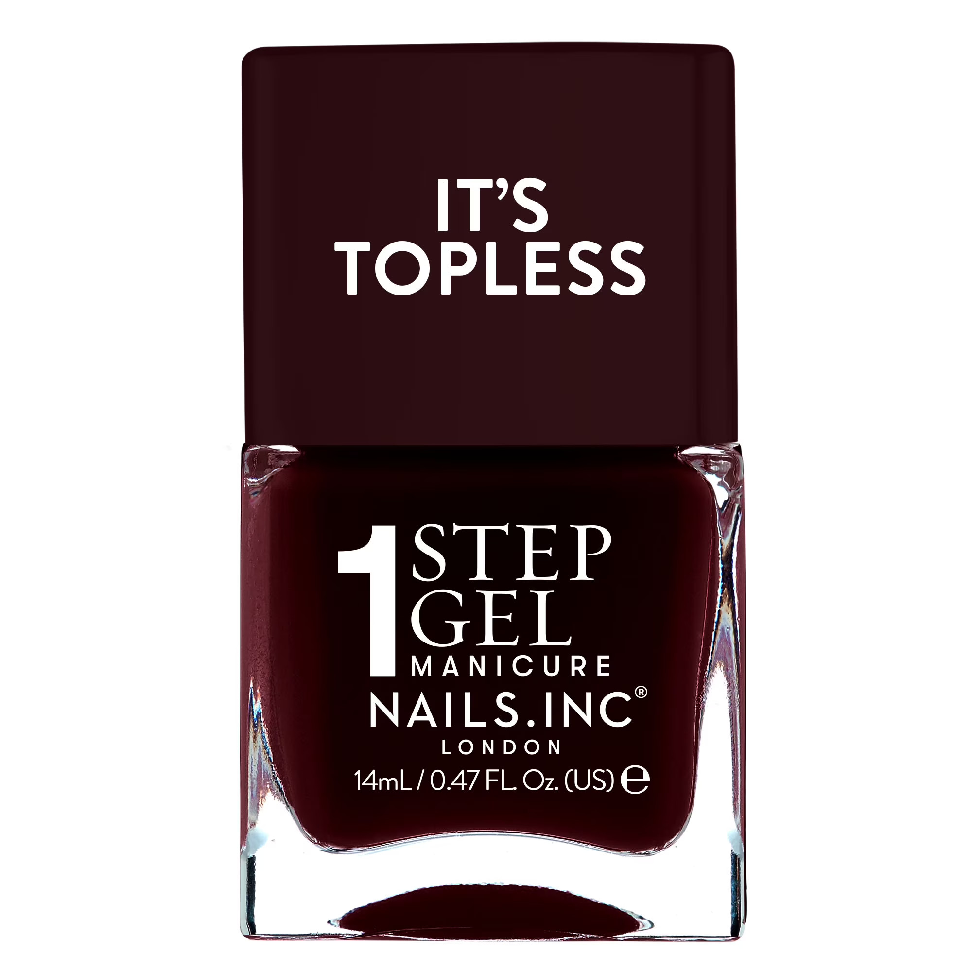 Nails.INC, It's Topless Gel-Like Nail Polish, 4-in-1 Base Coat, Treatment, Color & Top Coat, Bill... | Walmart (US)