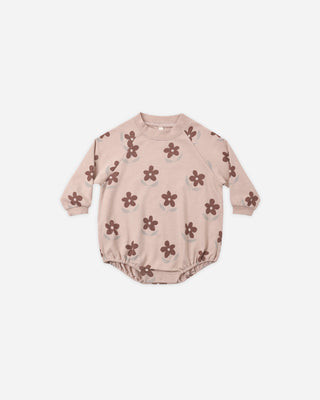 Crew Neck Romper Daisy | Rylee + Cru