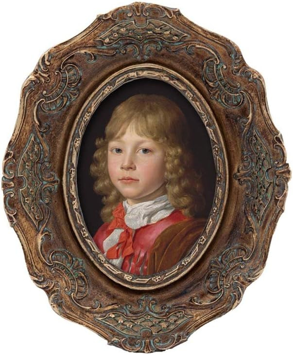 Small Antique 2.5 x 3.5 Oval Picture Frame, Mini Vintage Ornate Photo Frame, Table Top Display an... | Amazon (US)