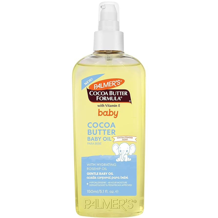 Palmer's Cocoa Butter Formula Gentle Baby Oil, 5.1 fl oz, Nourishing for Delicate Skin, Vitamin E... | Amazon (US)